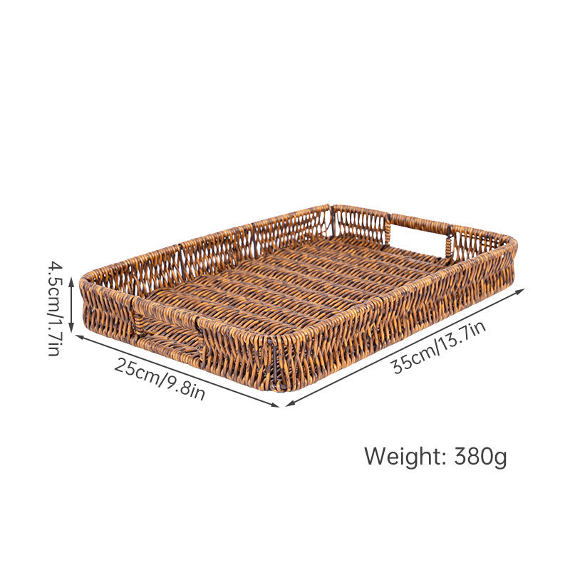 Rectangular Woven Serving Tray Bowlift