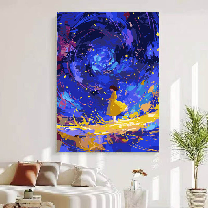 Dreamy Cosmic Landscape Wall Art Bowlift