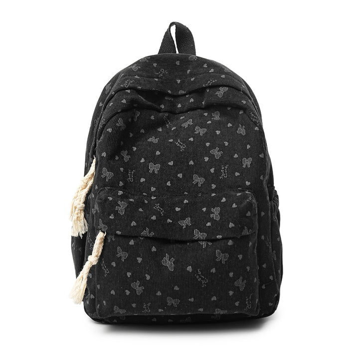 Textured Corduroy Everyday Backpack Bowlift
