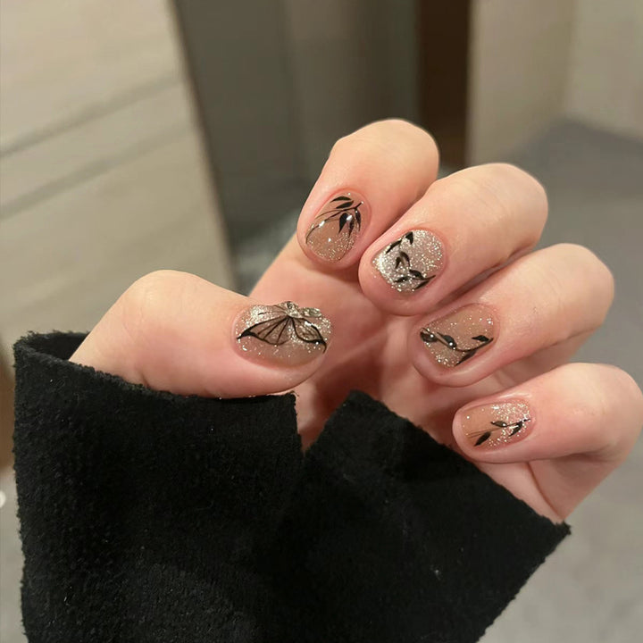 Acrylic Stiletto Press-On Nails Bowlift