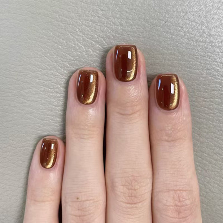 Decorative Heart Design Press-On Nails Bowlift