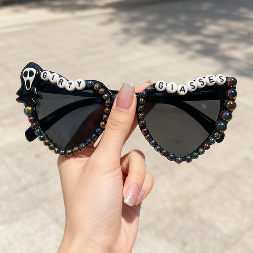 Novelty Cat-Eye Sunglasses Bowlift