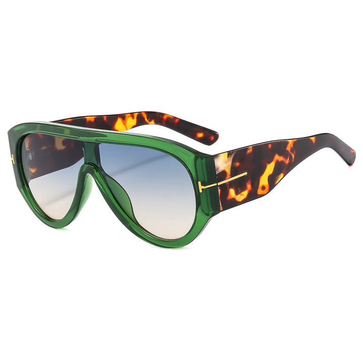 Bold Shield Sunglasses with Statement Design Bowlift