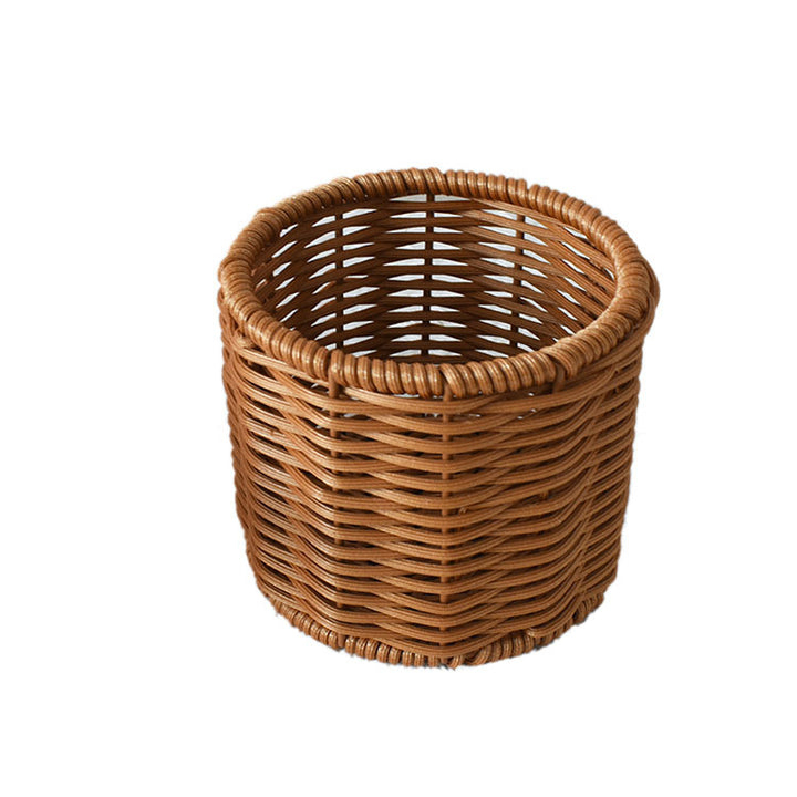 Handcrafted Woven Storage Basket with Open Top Bowlift