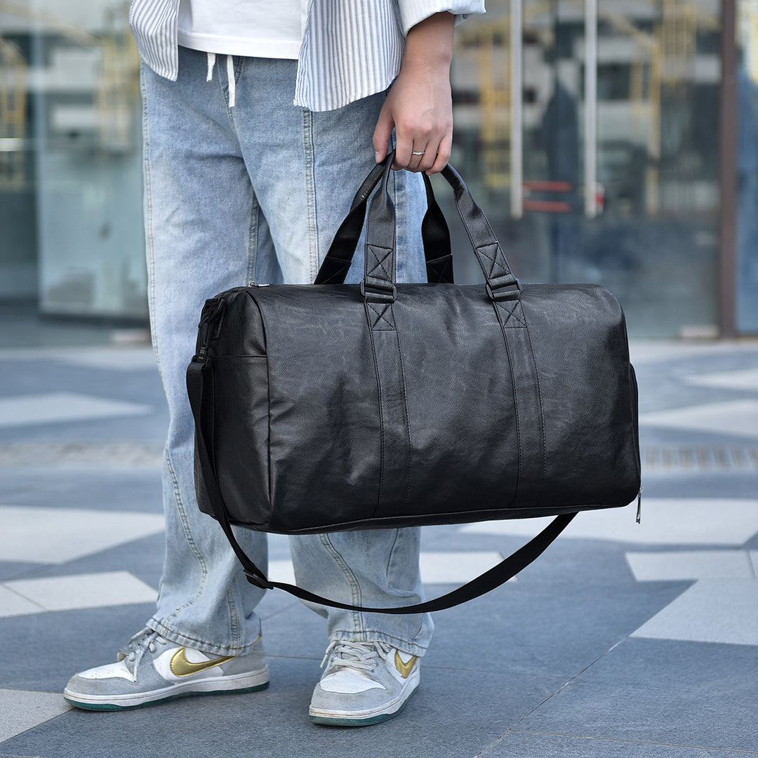 Premium Stylish Leather Duffel Bag Bowlift