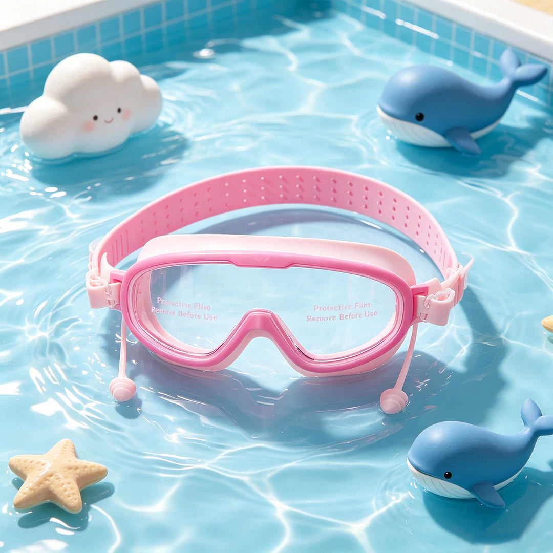 Children's Comfort-Fit Swim Goggles Bowlift