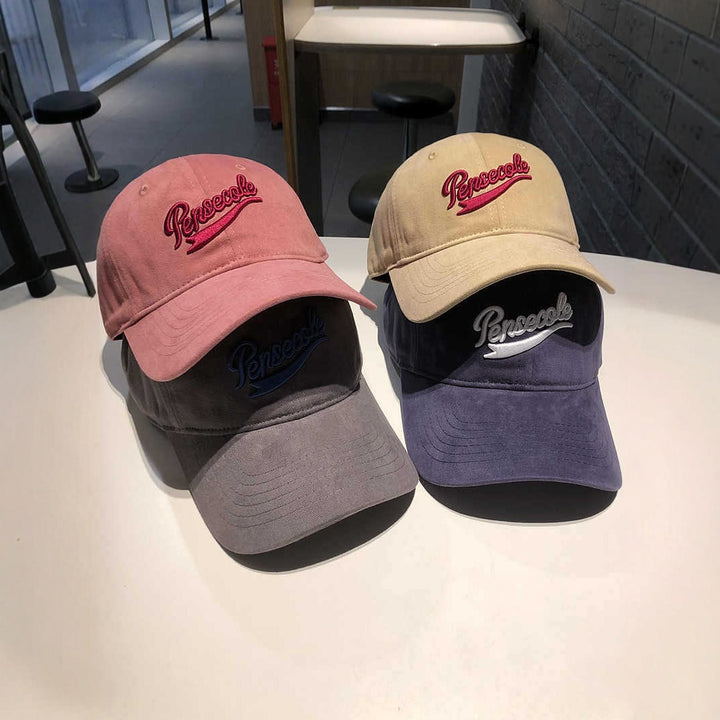 Unisex Adjustable Embroidered Cap Bowlift