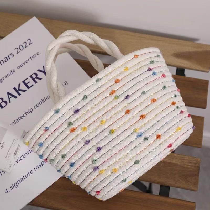 Women's handbag with colorful polka dot design Bowlift