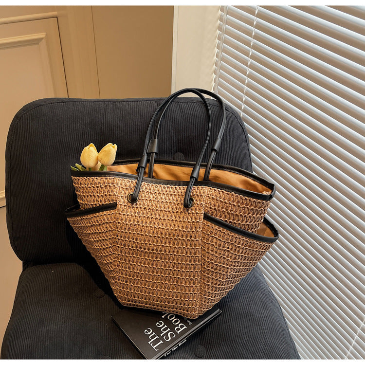 Stylish and Spacious Tote Bag with Multi-functional Compartments Bowlift