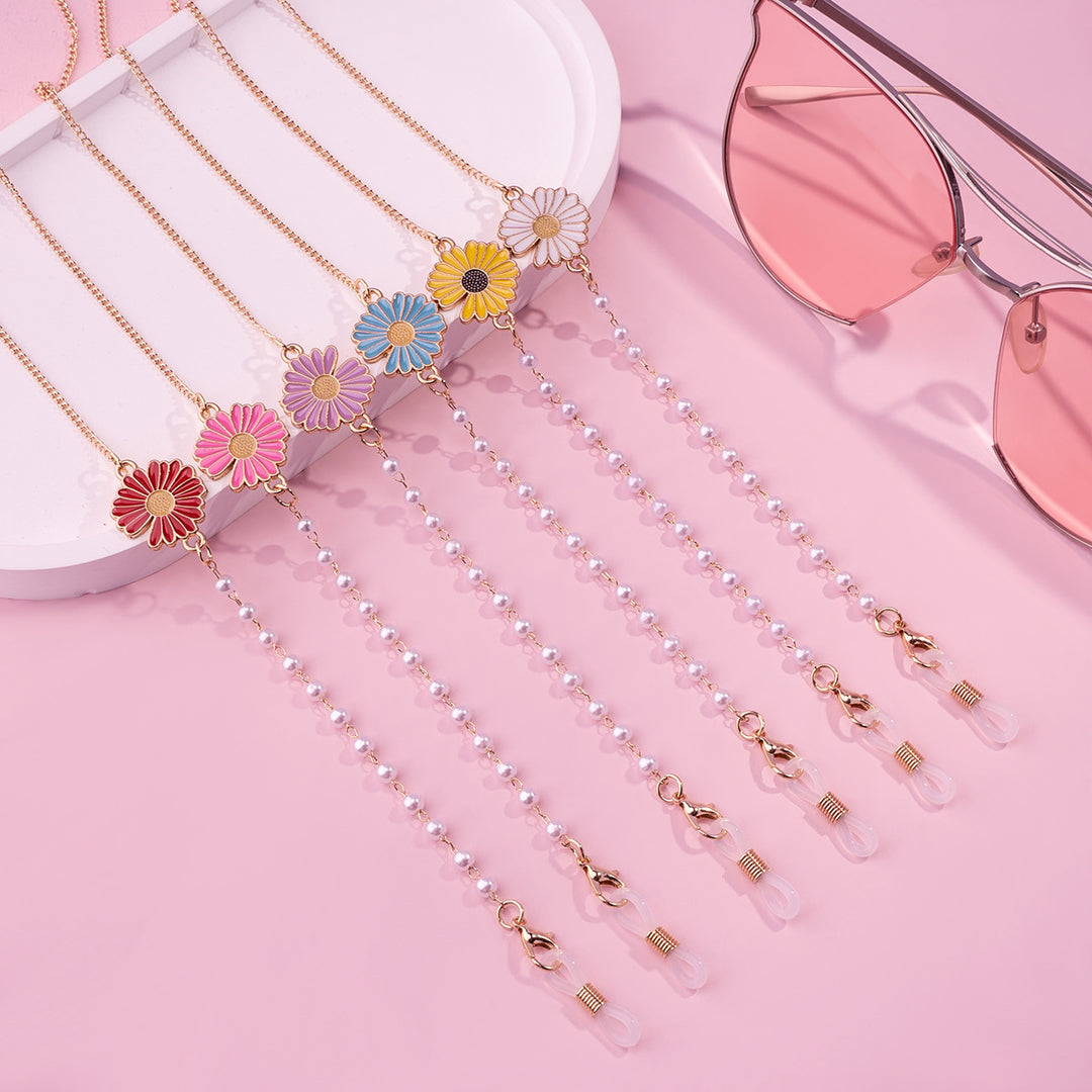 Floral Design Eyewear Chain Bowlift
