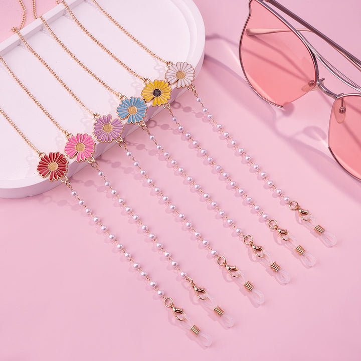 Floral Design Eyewear Chain Bowlift