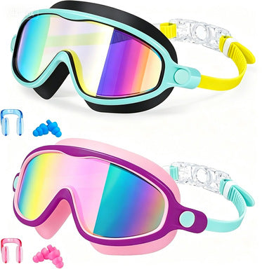 Swim protection goggles with adjustable nose piece and anti-fog technology Bowlift