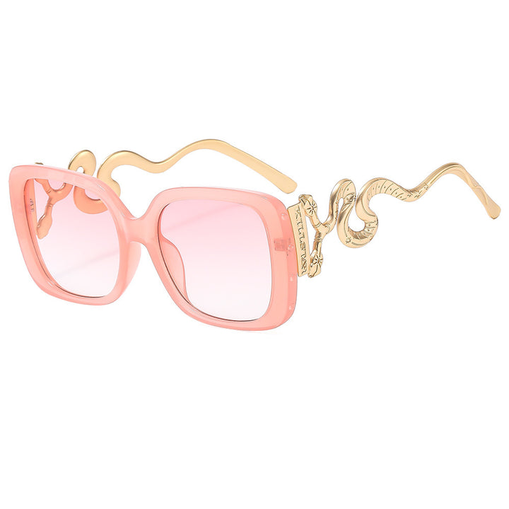 Women's extravagant designer sunglasses with luxurious snake frame Bowlift