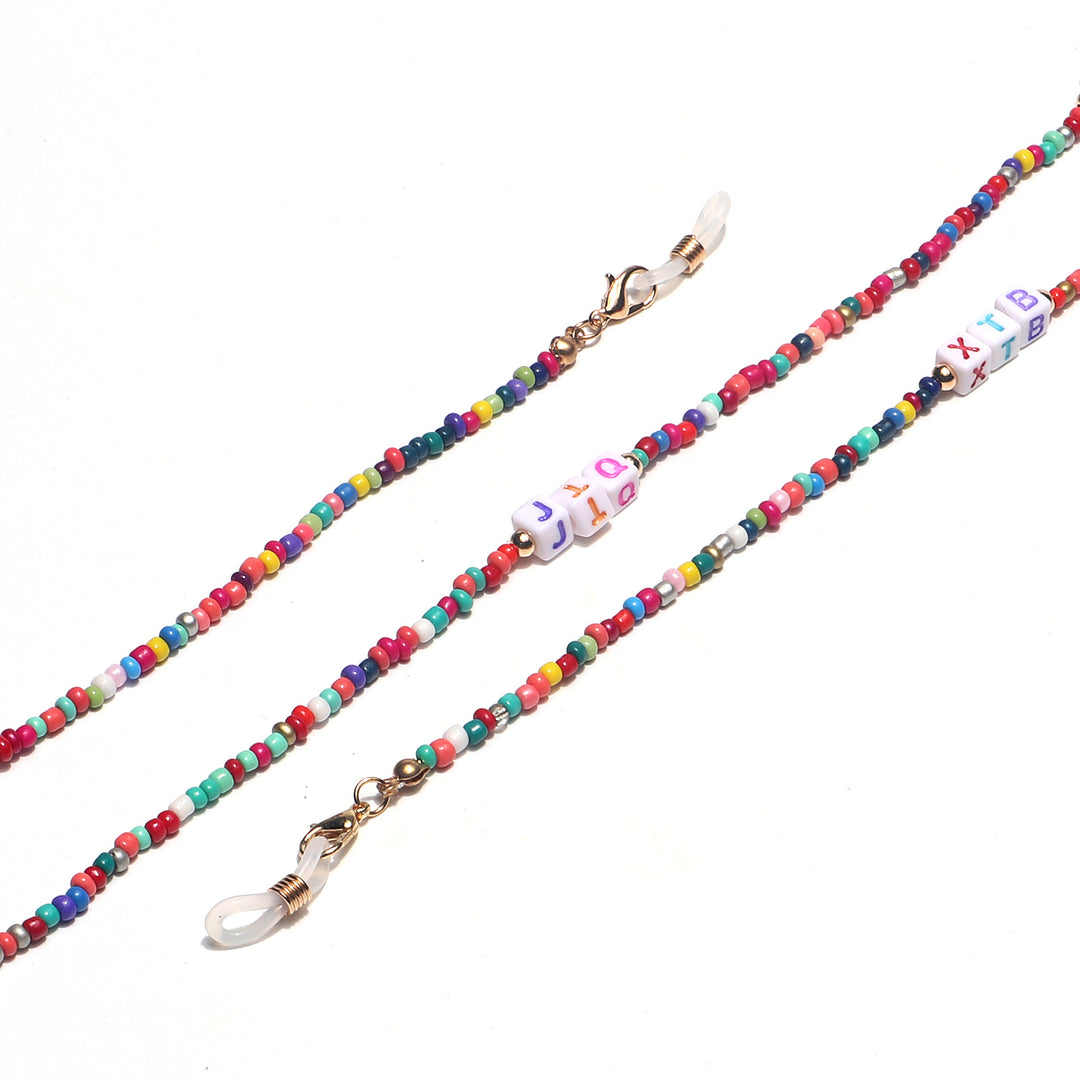 Colorful Beaded Eyewear Chain Bowlift