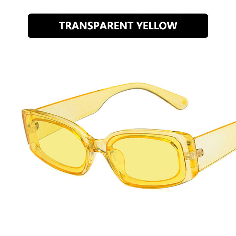 Ladies fashionable sunglasses in futuristic transparent design Bowlift