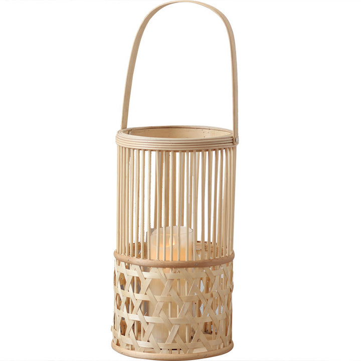 Handcrafted lantern made of rattan Bowlift