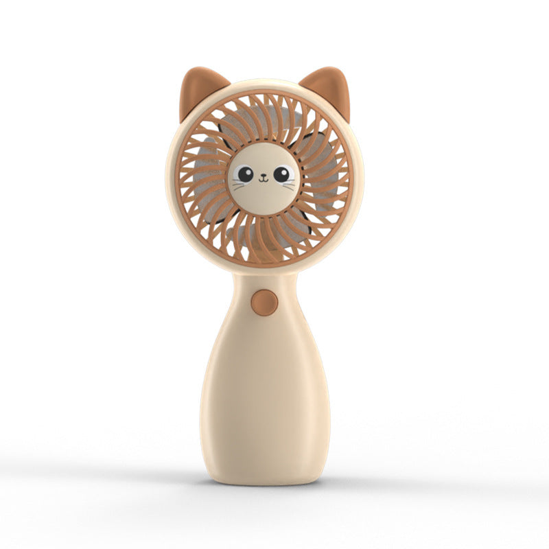 Ladies Portable Hand Fan in Cat Design Bowlift