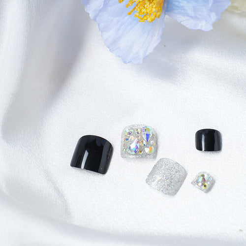 Decorative Glam Press-On Nail Set Bowlift
