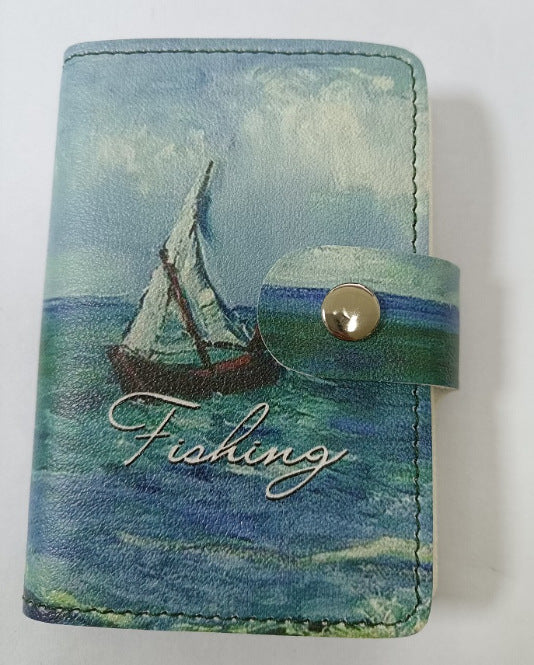Floral Print Zippered Wallet Bowlift