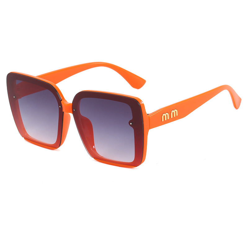 Women's fashionable square sunglasses with gradient lenses Bowlift