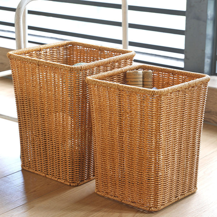 Unisex storage basket made of woven material Bowlift