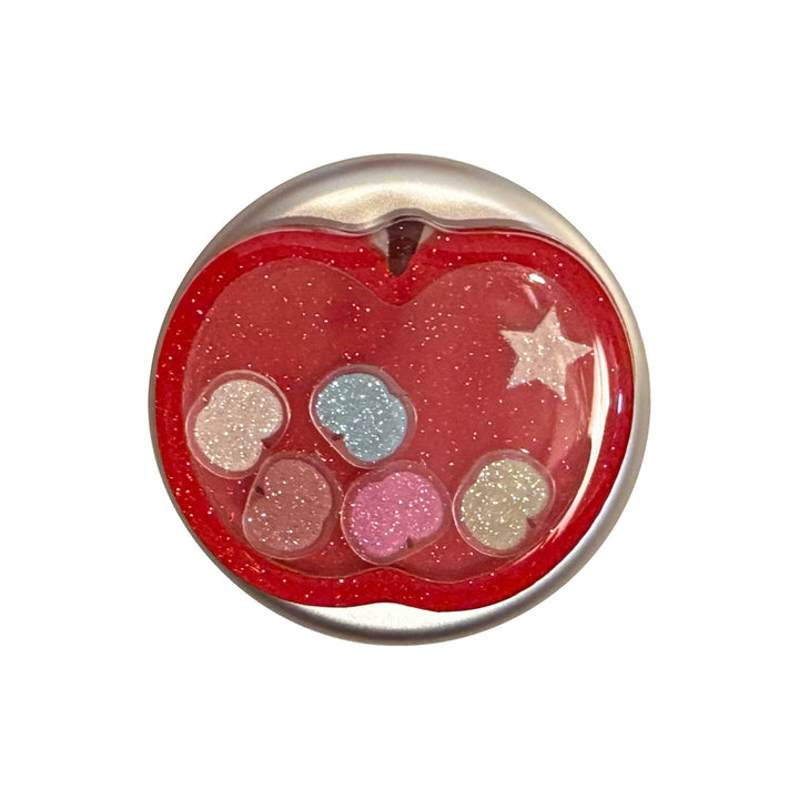 Funnier apple motif smartphone finger holder Bowlift