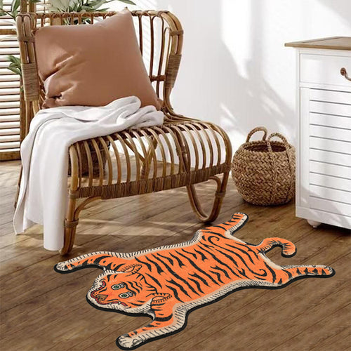 Playful Animal Design Bath Rug