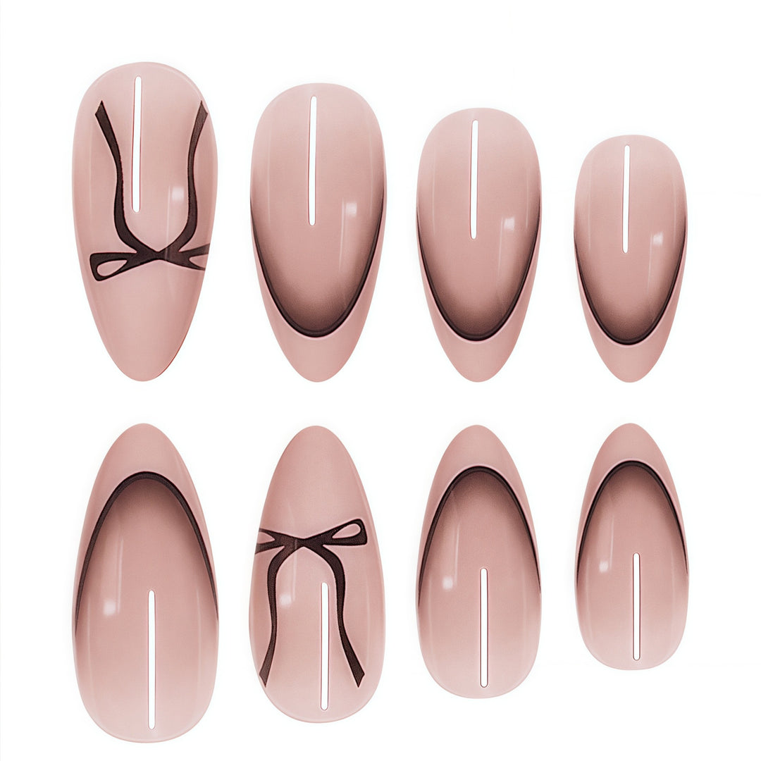 Decorative Press-On Nail Art Set Bowlift