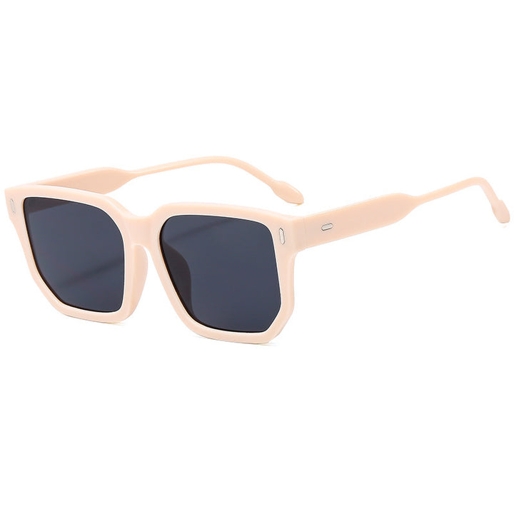Ladies Square Sunglasses with Modern, Frameless Design Bowlift