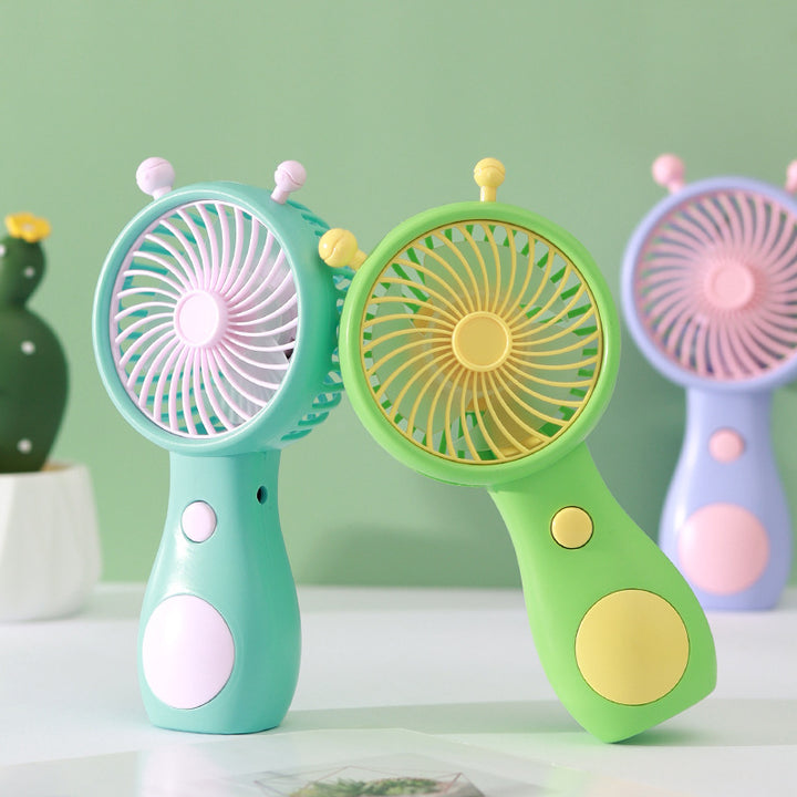 Unisex Mini Snail-Shaped USB Rechargeable Desk Fan Bowlift
