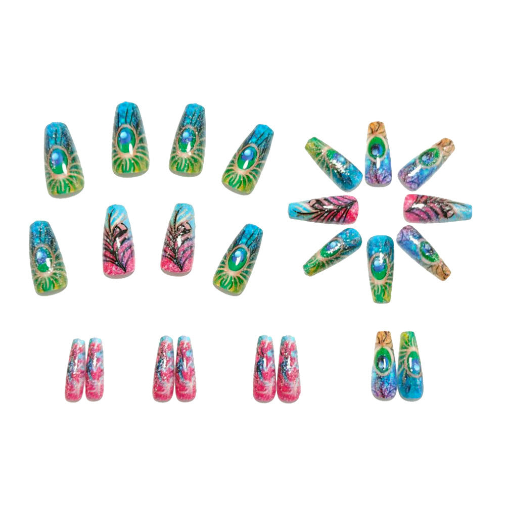 Glamorous Artificial Nail Set Bowlift