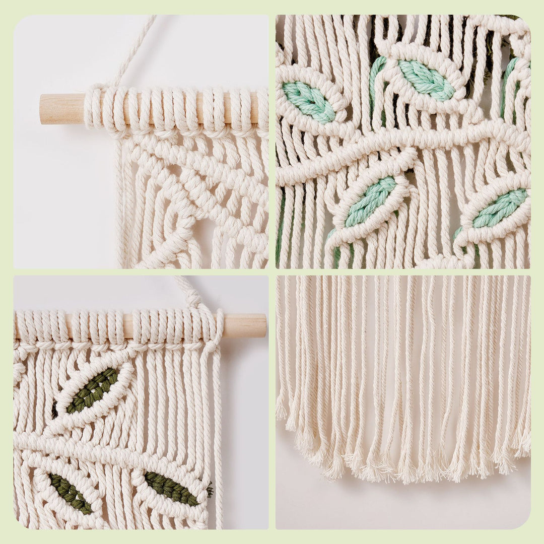 Macramé Leaf Wall Hanging