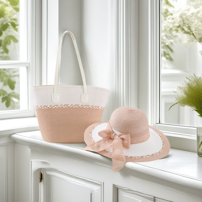 Stylish Sun Hat and Practical Beach Bag Bowlift