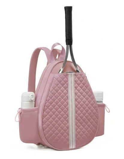 Quilted Tennis Backpack Bowlift