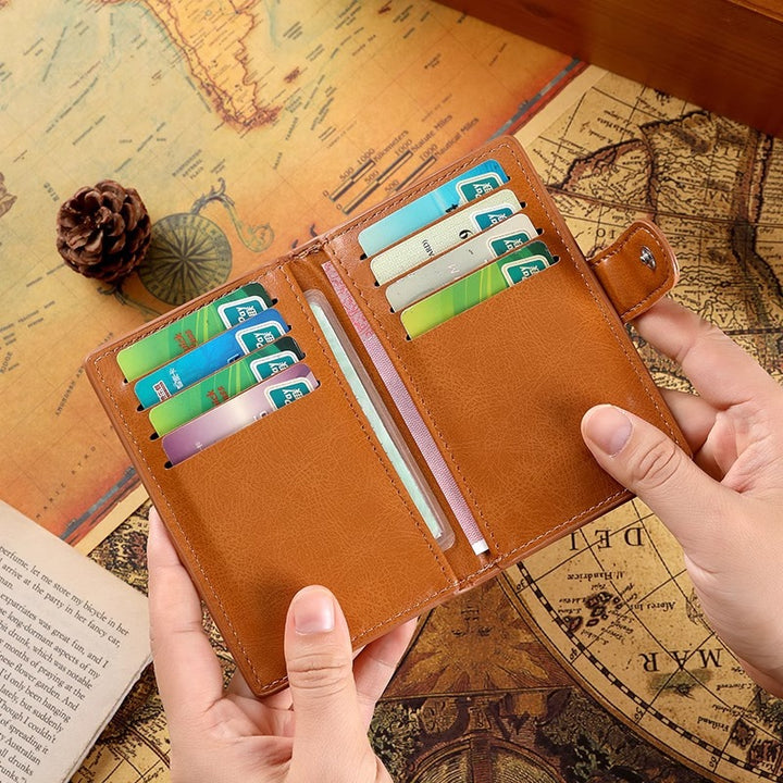 RFID-Blocking Leather Card Holder Bowlift