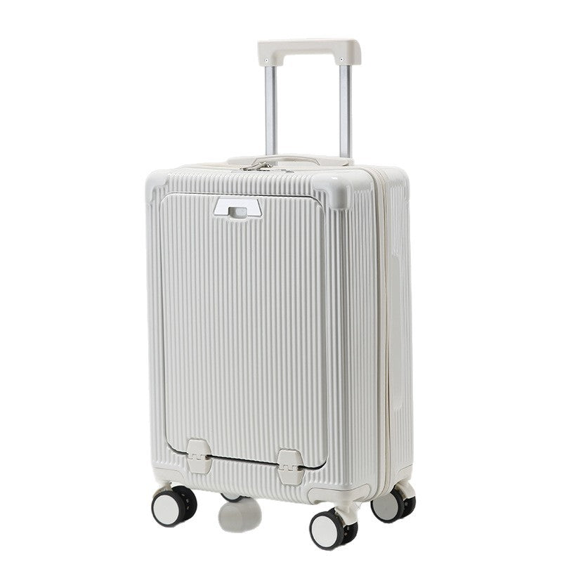 Unisex Premium Ribbed Compact Spinner Suitcase Bowlift