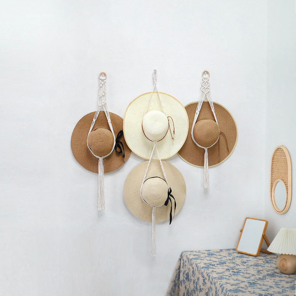 Stylish Macrame Hat Organizer Bowlift