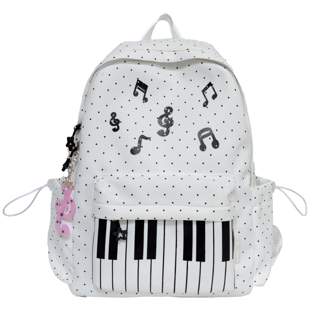 Musical-Themed Casual School Backpack Bowlift