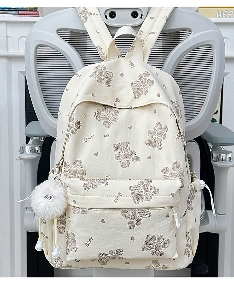 Cute Animal Paw-Print Backpack Bowlift