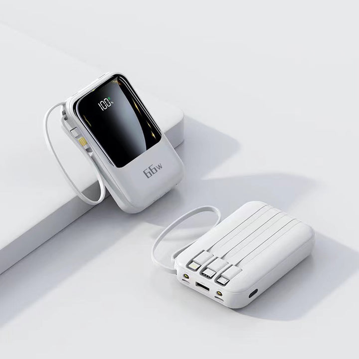 Multifunctional power bank with digital charging display Bowlift