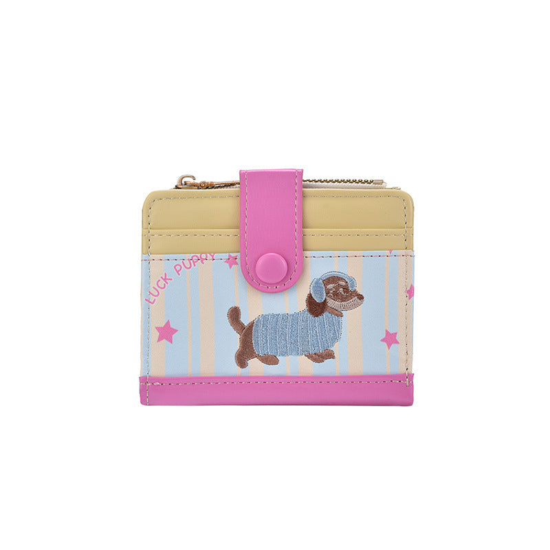 Cute Animal-Themed Zippered Coin Purse Bowlift
