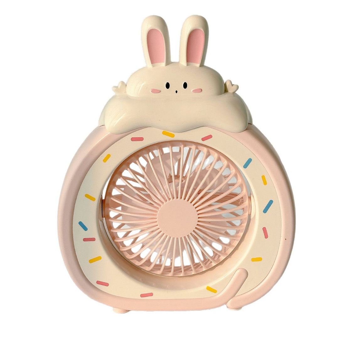 Ladies Portable Mini Fan with Cute Animal Design Bowlift