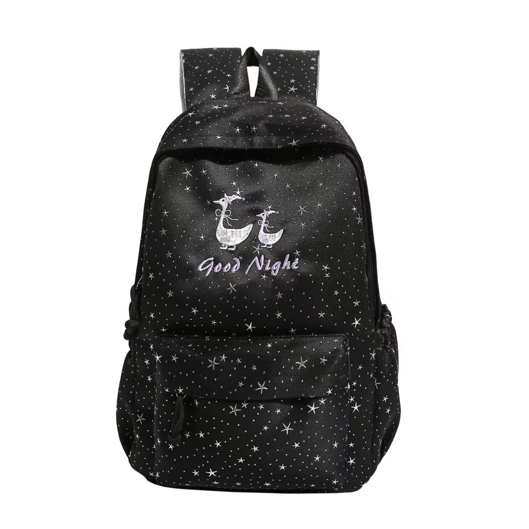 Starry-Themed Student Backpack Bowlift