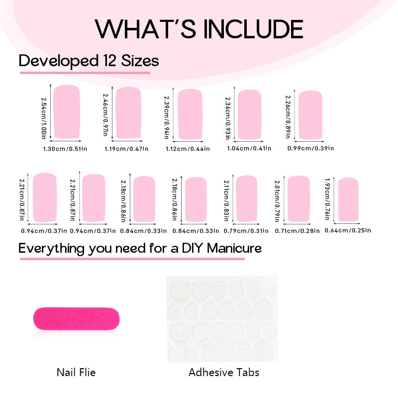 Acrylic nail set with stylish gradient color effects Bowlift