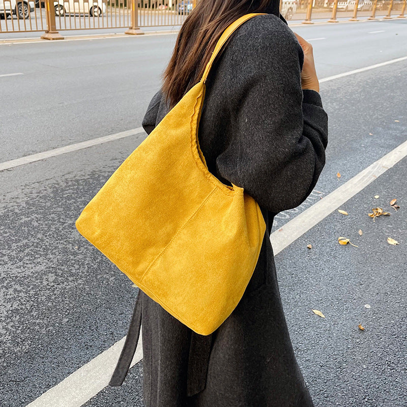 WoChic Suede Hobo Bag Bowlift