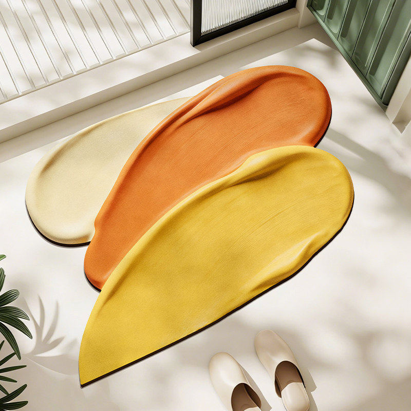 Playful Rainbow-Themed Bath Mat Bowlift