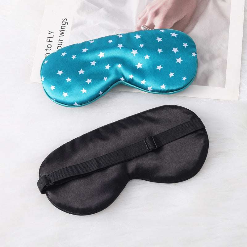 Women nan silky-soft contoured sleep mask with comfort padding and star pattern Bowlift
