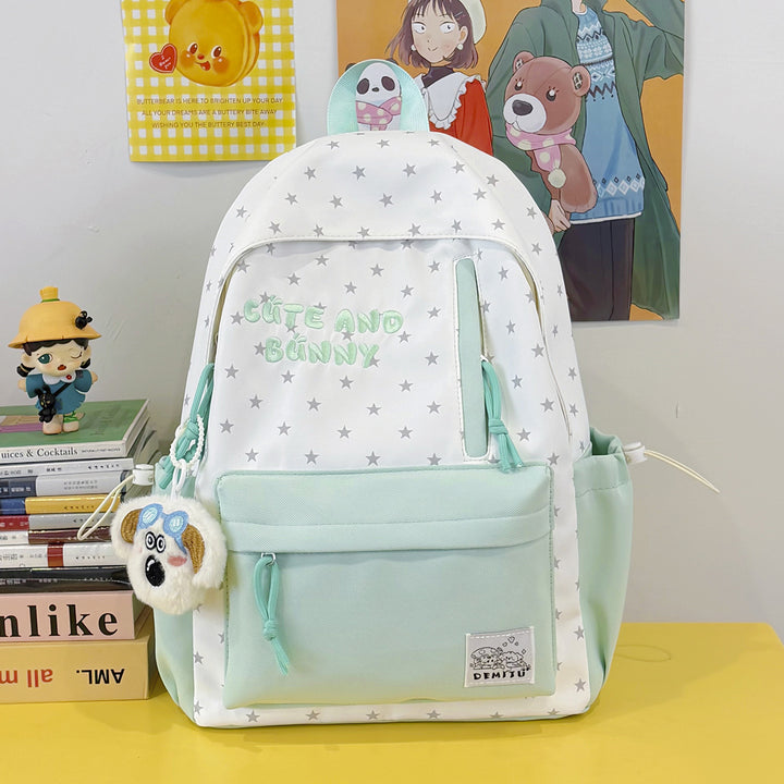 Cute Animal-Themed Canvas Backpack Bowlift
