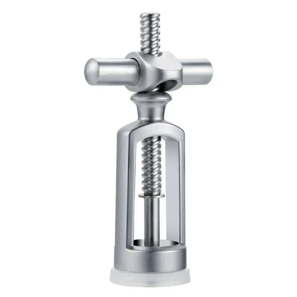Stainless Steel T-Handle Lever Corkscrew Wine Bottle Opener Bowlift