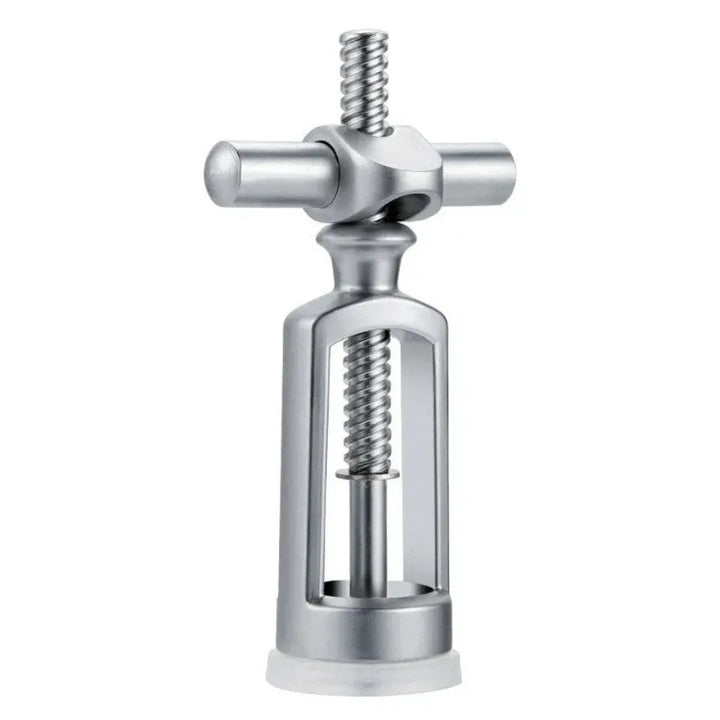 Stainless Steel T-Handle Lever Corkscrew Wine Bottle Opener Bowlift